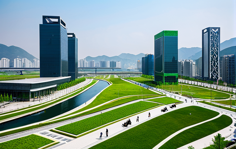 경기도 신도시 정보 - Modern Cityscape**

"A stunning aerial view of Songdo, South Korea, showcasing its innovative urban ...
